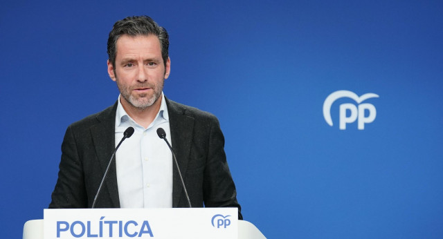 Rueda de prensa de Borja Sémper