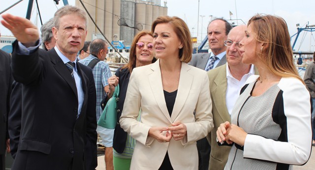 María Dolores de Cospedal con Alicia Sánchez-Camacho en Tarragona