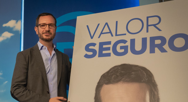 Javier Maroto en la presentación del lema de campaña Valor Seguro