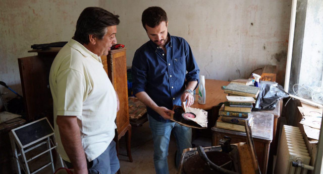 Pablo Casado visita Las Navas del Marqués (Ávila)