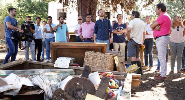 Pablo Casado visita Las Navas del Marqués (Ávila)