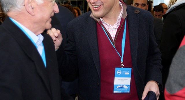 Juanma Moreno en la convención Nacional