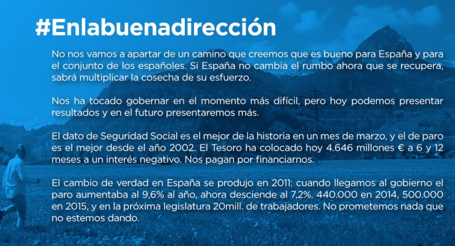 #EnLaBuenaDirección