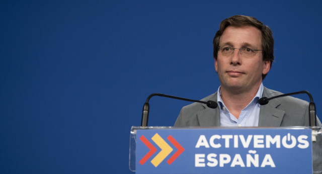 El portavoz nacional del Partido Popular, José Luis Martínez-Almeida
