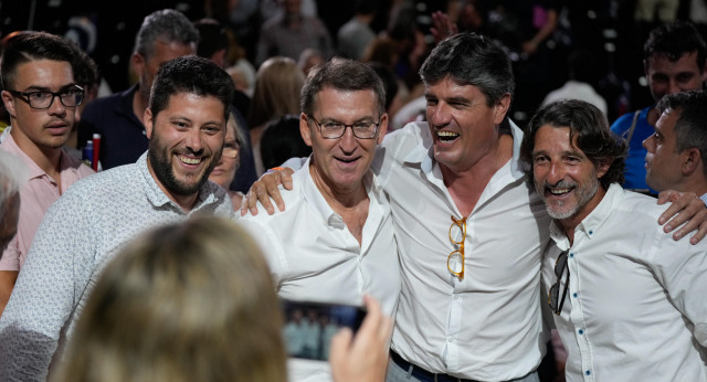 Alberto Núñez Feijóo en un acto en Alicante.