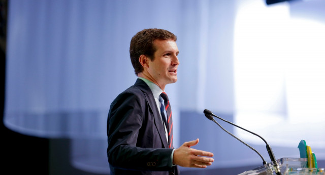 Pablo Casado en los Desayunos Informativos de Europa Press