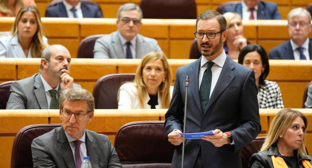 Javier Maroto durante su intervención.