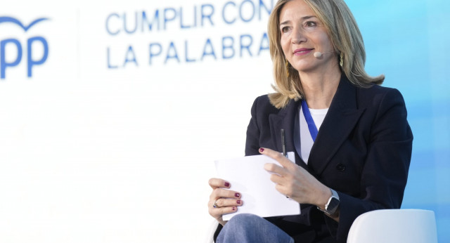 Alicia García en la Mesa de Portavoces en la 26 Interparlamentaria Popular