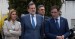 Mariano Rajoy junto a Mª Cospedal a su llegada al acto