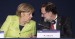Mariano Rajoy con Angela Merkel en el Congreso del PPE