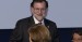 Angela Merkel da la enhorabuena a Mariano Rajoy tras su intervención en el Congreso del PPE