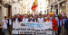 Pablo Montesinos y Carolina España en la manifestación de Sociedad Civil Malagueña