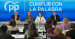 Briefing informativo de Cuca Gamarra, Elías Bendodo, Miguel Tellado y Esteban González Pons sobre la 26 Interparlamentaria Popul