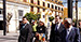 Mariano Rajoy, Javier Arenas, Teófila Martínez en Sevilla