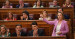 Cuca Gamarra en la sesión de control al Gobierno en el Pleno del Congreso 