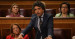 Mario Garcés en la sesión de control al Gobierno en el Pleno del Congreso 