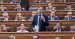 Rafael Hernando durante su intervención en el Congreso