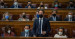 Teodoro García Egea hoy, en la sesión de control al Gobierno
