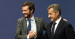 Pablo Casado y Sarkozy en la Convención Nacional