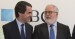 Miguel Cañete y José María Aznar en el Foro ABC