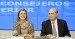 María Dolores de Cospedal con Jorge Fernández Díaz en la reunión de consejeros de Interior