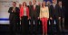 El presidente del Gobierno y del PP, Mariano Rajoy, junto a la Presidenta del PP de CLM, Mª Dolores de Cospedal y los cabeza de lista