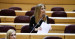 La senadora Ana Alos, en Sesión de Control