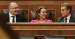 Alberto Núñez Feijóo, Cuca Gamarra y Miguel Tellado en el Pleno del Congreso de los Diputados