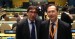 Juan Carlos Grau con Gonzalo Robles en el plenario de Naciones Unidas. Fuente propia