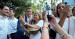 El presidente del PP, Alberto Núñez Feijóo, durante el acto celebrado en Castelldefels