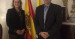 La presidenta del Partido Popular de España en Colombia, Carmen Sofía Diago, y el secretario general del Partido Popular en EE.UU., Juan José Núñez, en un encuentro en Bogotá con afiliados del PP
