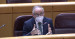 El senador por A Coruña, Miguel Lorenzo, durante la Comisión de Cultura del Senado