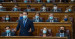 Teodoro García Egea en la sesión de control al Gobierno