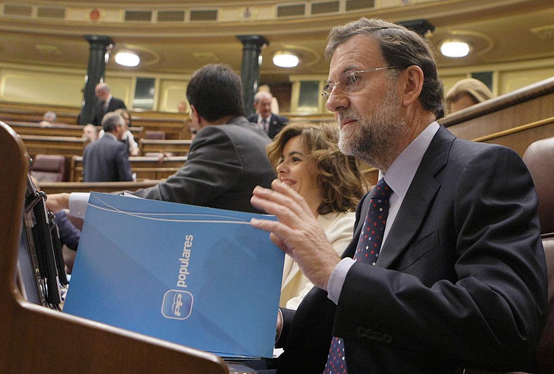 Mariano Rajoy durante la Sesión de Control al Gobierno