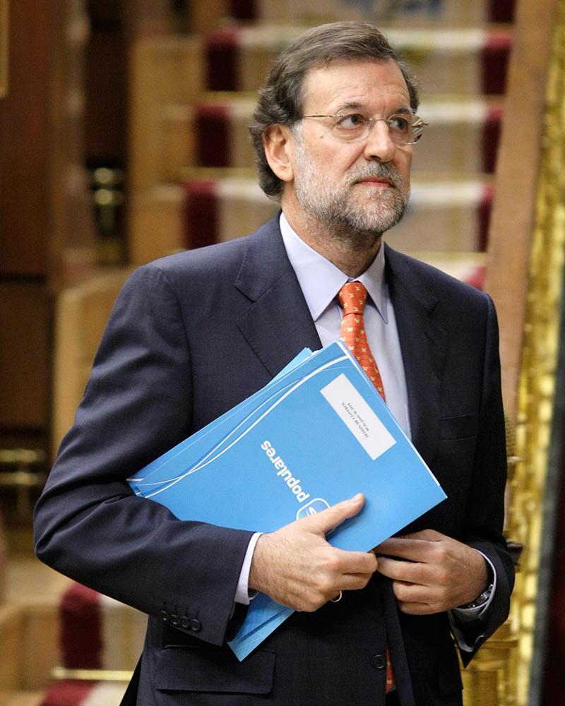 Mariano Rajoy se dispone a intervenir en la Cámara
