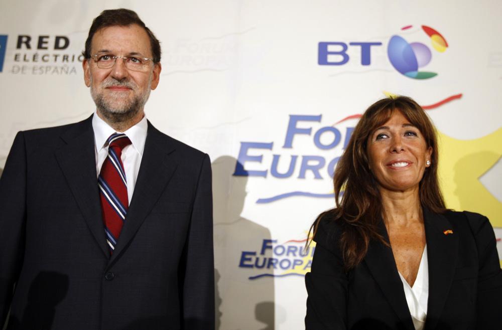 Mariano Rajoy con Alicia Sánchez Camacho