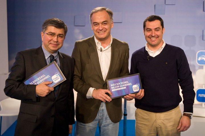 Esteban González Pons, Baudilio Tomé y Juanma Moreno presentan en Palma de Mallorca el Programa Marco del PP