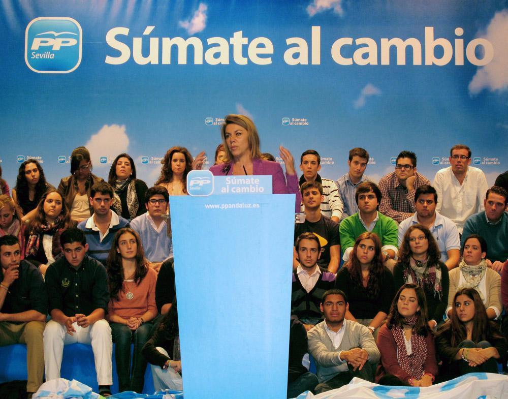 Mª Dolores de Cospedal en Écija, Sevilla