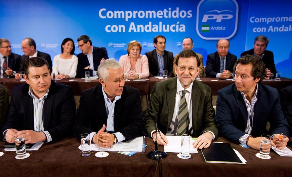 Mariano Rajoy preside el Comité Ejecutivo Regional del PP andaluz