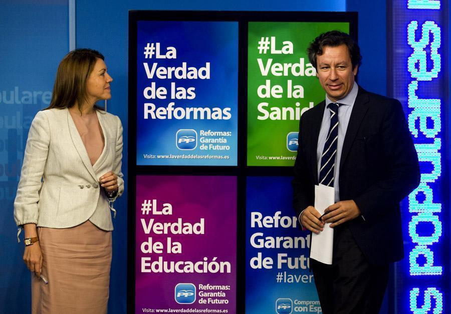 María Dolores de Cospedal y Carlos Floriano presentan la campaña 