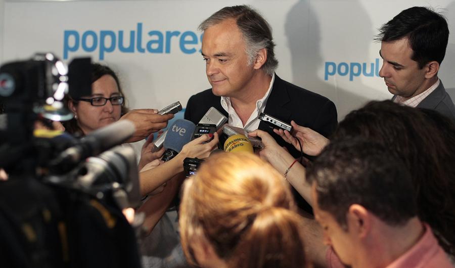 Declaraciones de Esteban González Pons a los medios
