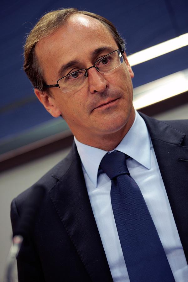 El portavoz del Grupo Parlamentario Popular, Alfonso Alonso