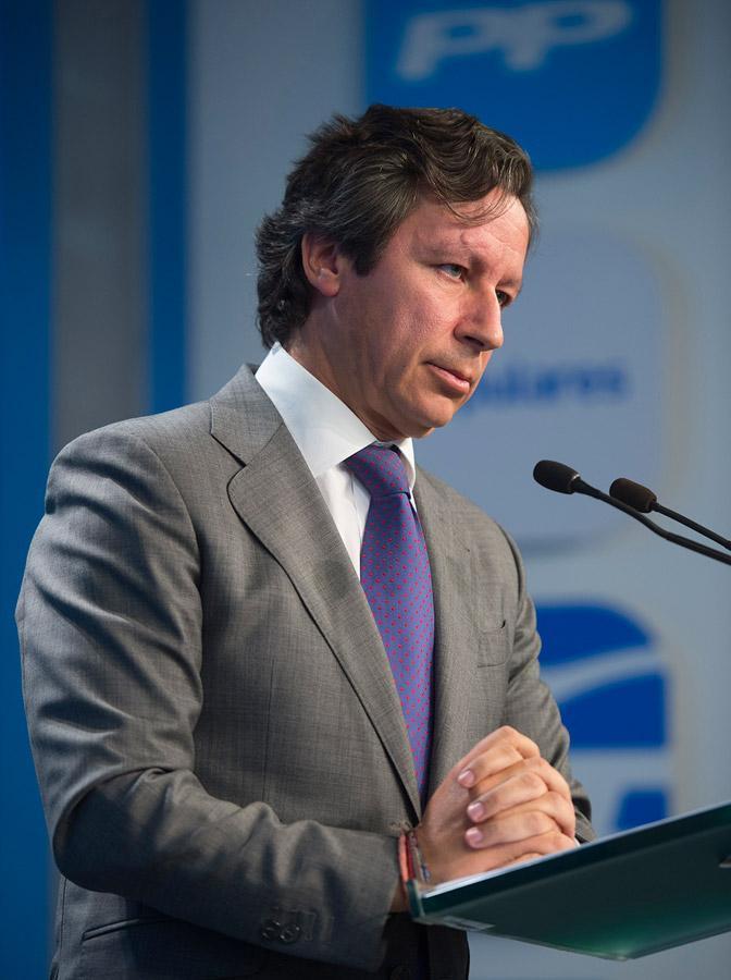 El vicesecretario de Organización y Electoral, Carlos Floriano