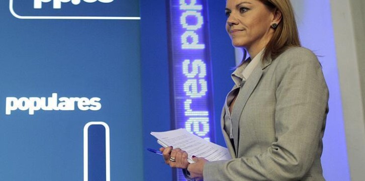 Rueda de prensa de María Dolores de Cospedal