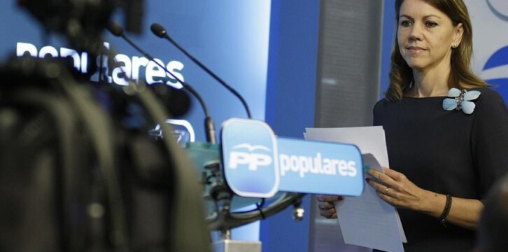 La secretaria general del Partido Popular, María Dolores de Cospedal