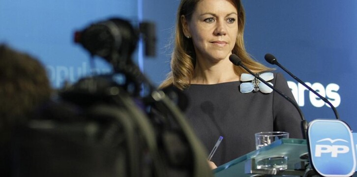 La secretaria general del Partido Popular, María Dolores de Cospedal
