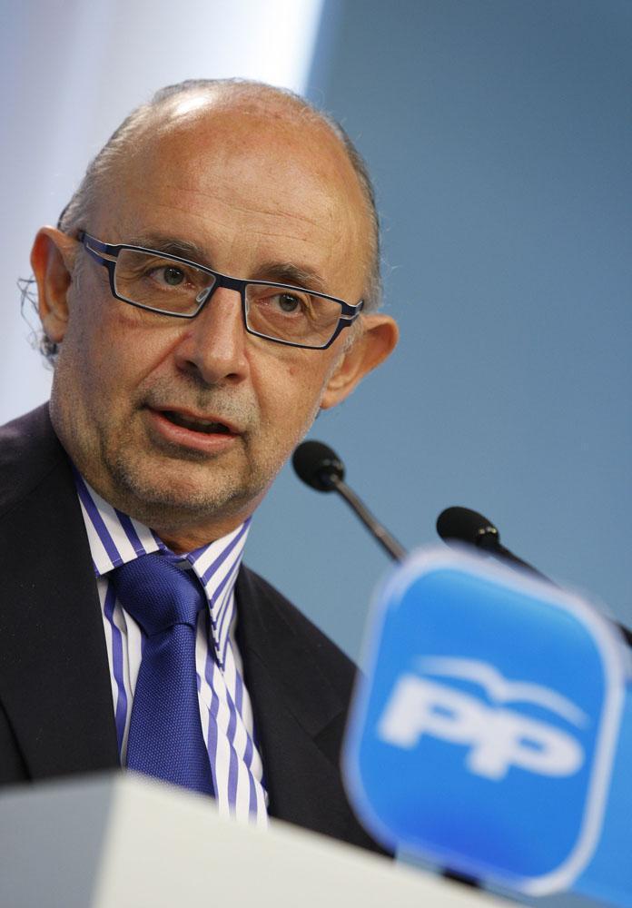 Rueda de prensa de Cristóbal Montoro