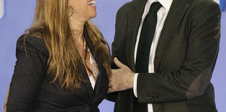 Mariano Rajoy con Alicia Sánchez-Camacho en la clausura