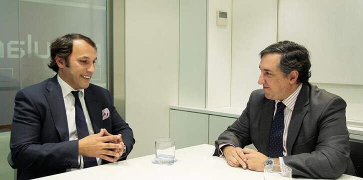 José Ramón García-Hernández con Houari Bernaba