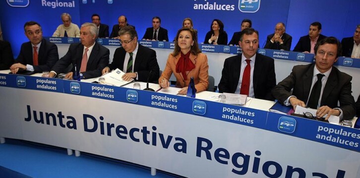 María Dolores de Cospedal preside la Junta Directiva Regional del PP de Andalucía